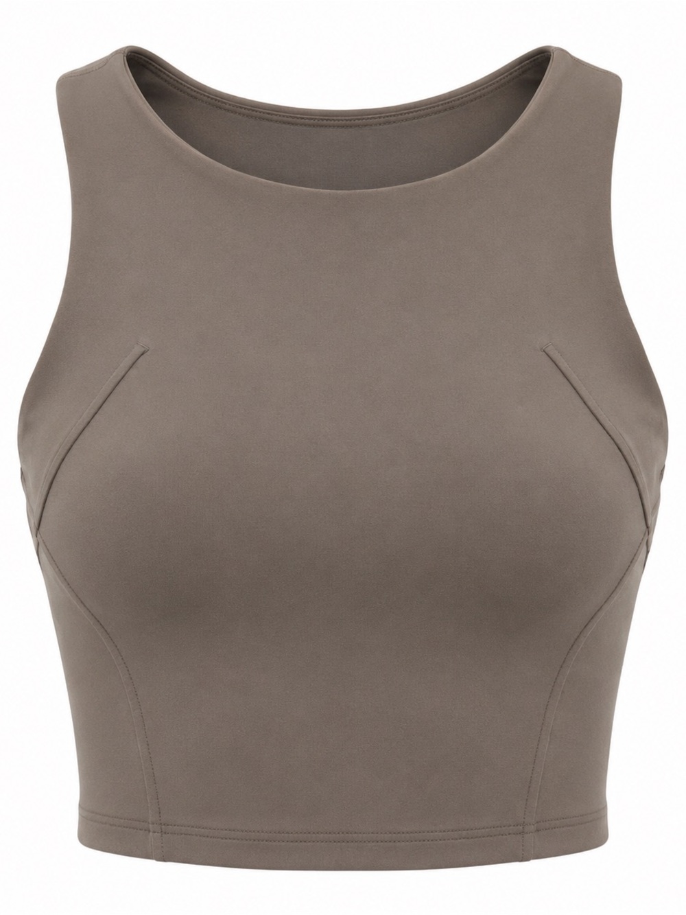 Lululemon Align Tank Olive Green Size 2 Built-In Bra Cropped Yoga Top Nulu